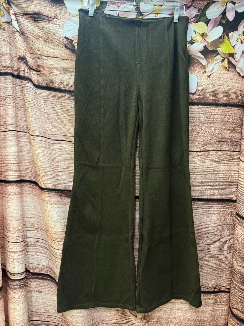 HALARA Olive Green Boot Cut Pants